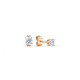 Red Gold  stud earrings 142025307 with pheanite
