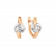 Red Gold Earrings 142029369 with pheanite