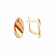 Red Gold Earrings 029434