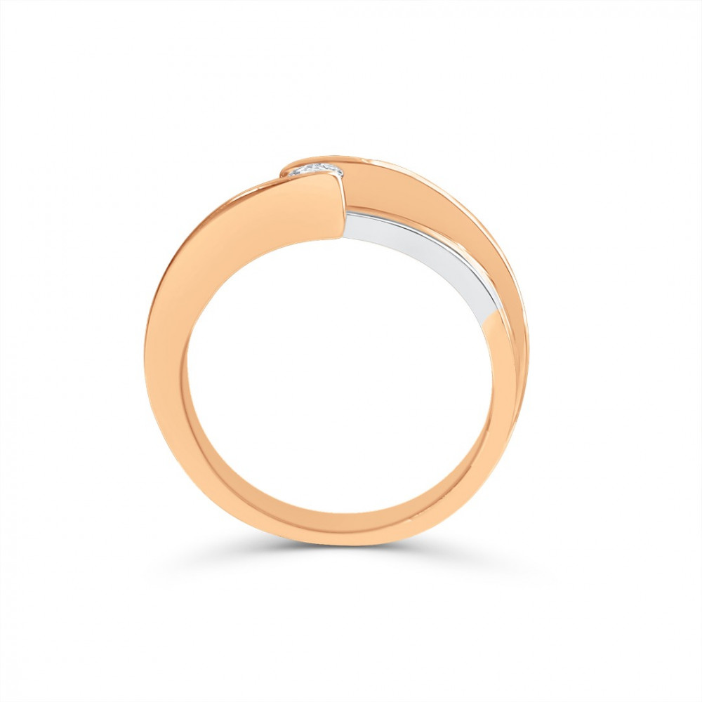 Золотое кольцо 585 с бриллиантом