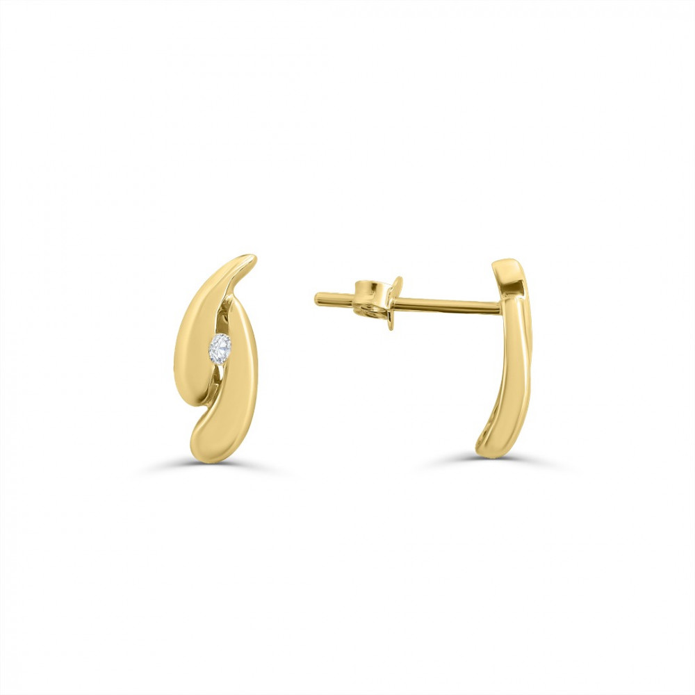  Gold earrings 2876