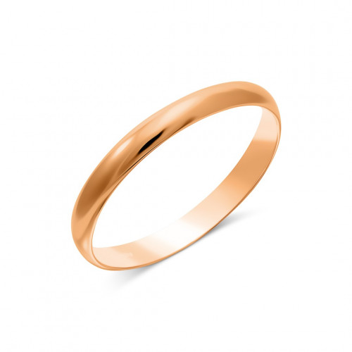 Gold wedding ring 3 mm 585