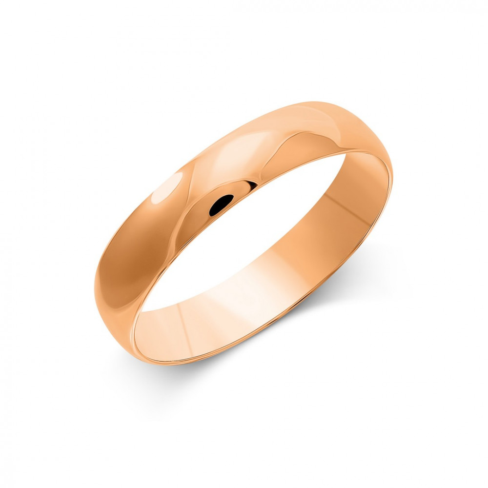Zelta laulības gredzens 4 mm 585