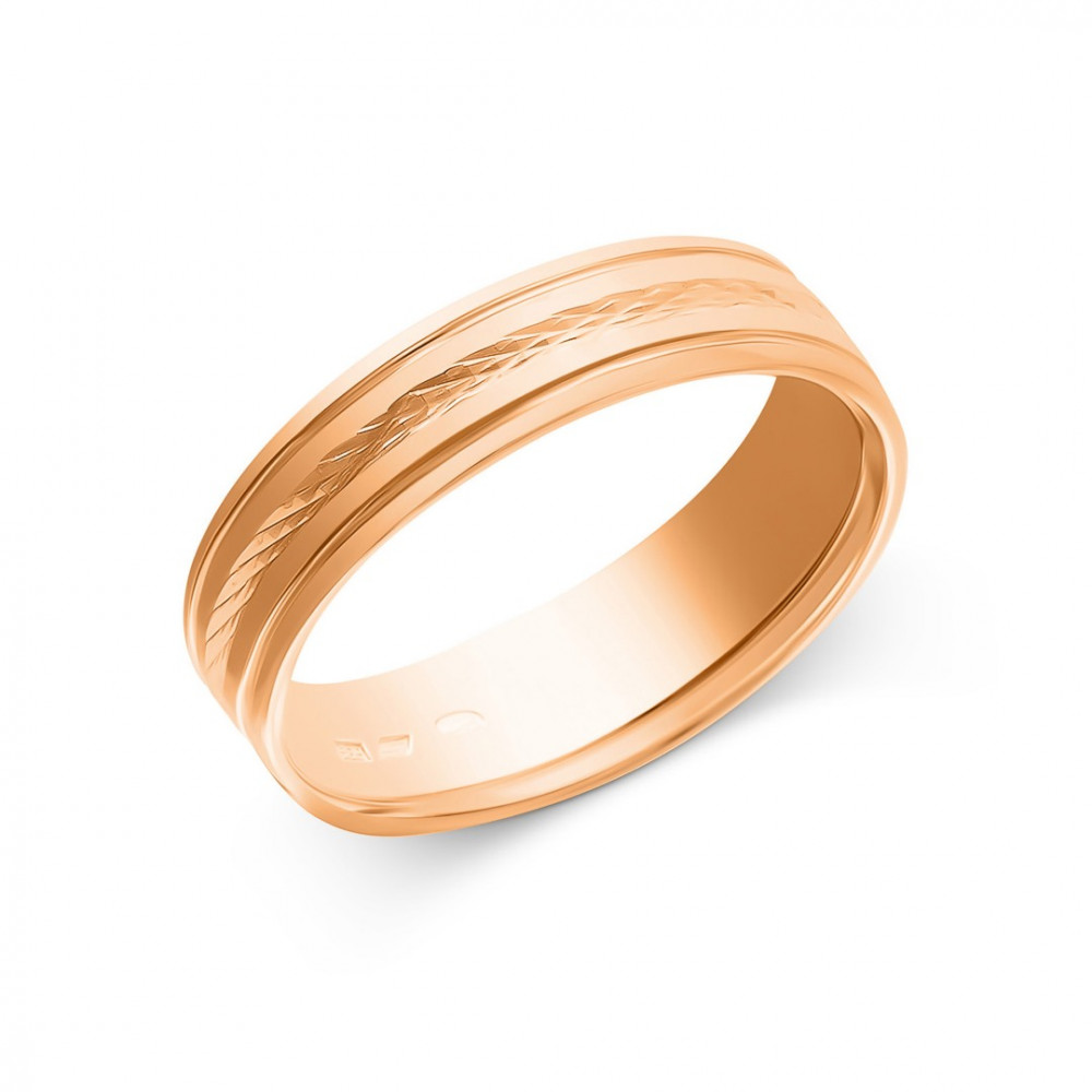 Золотое обручальное кольцо 5 мм 585