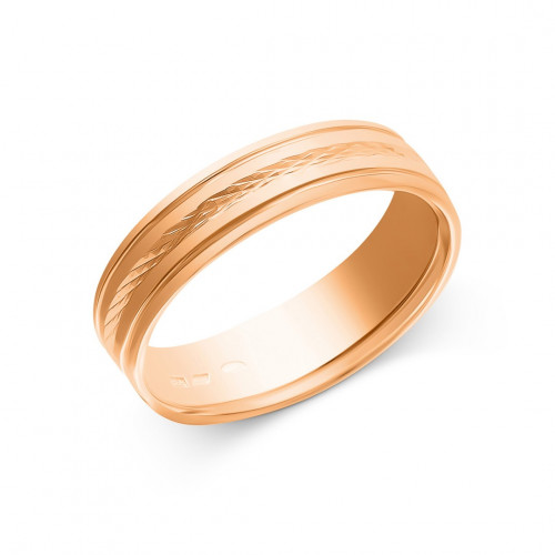 Gold wedding ring 5 mm 585