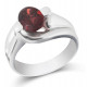 Gold ring 585 with garnet