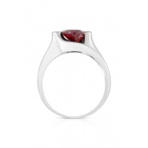 Gold ring 585 with garnet