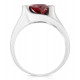 Gold ring 585 with garnet