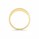 Gold ring 750 with diamonds