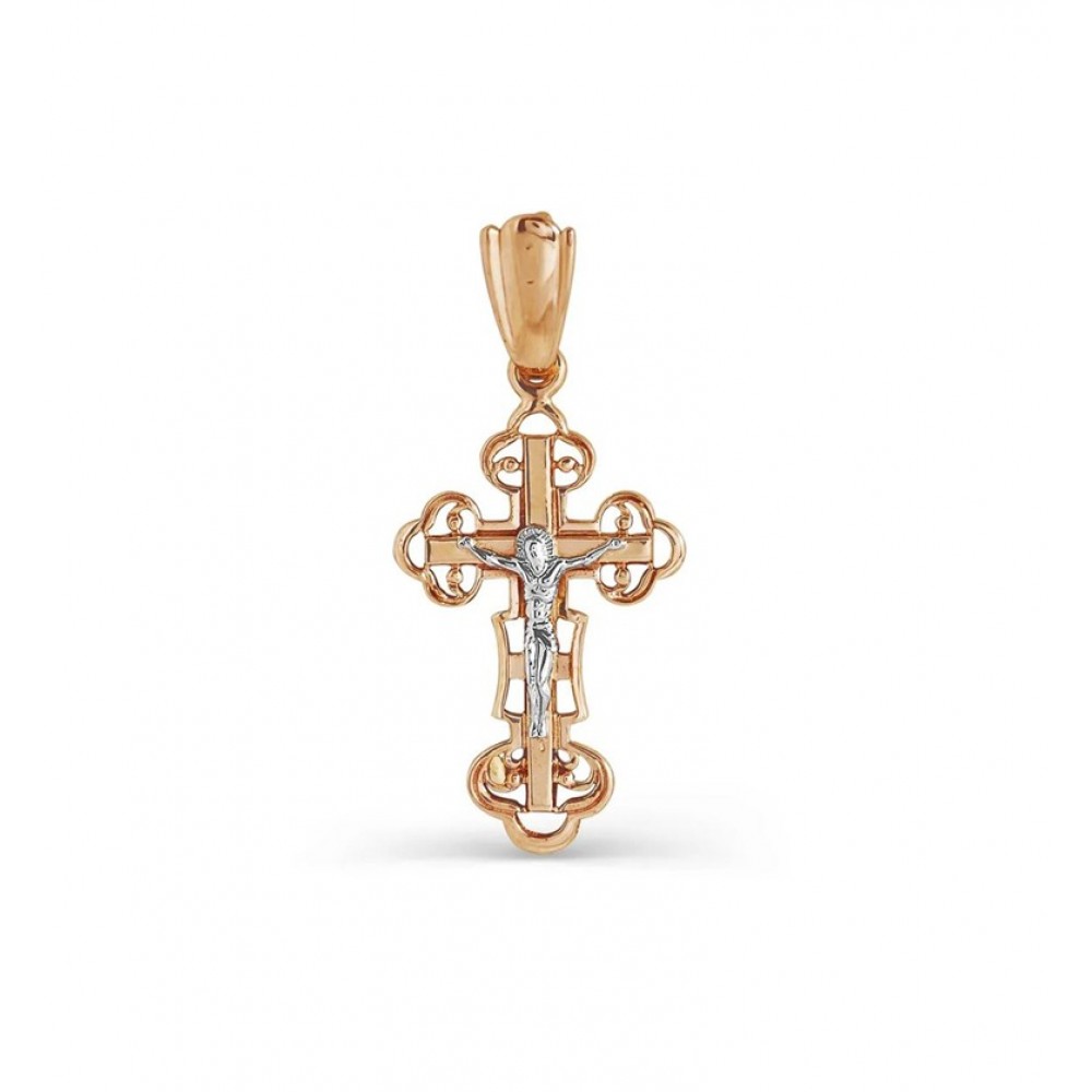 Gold pendant CROSS 585