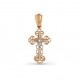 Gold pendant CROSS 585