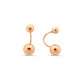 Red Gold Earrings ZAU0022