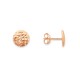 Red Gold  stud earrings ZAU0088