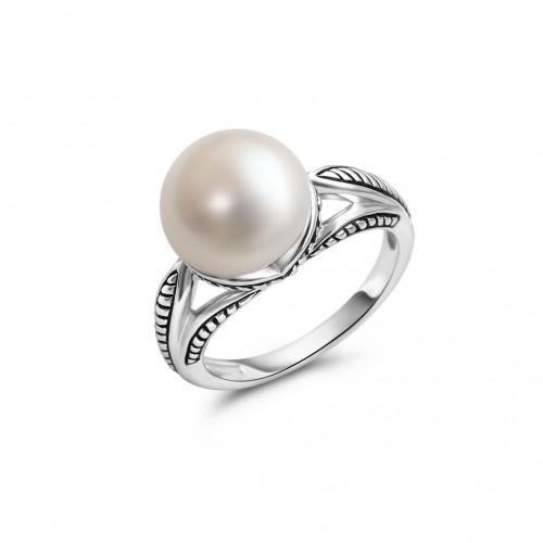 Silver 925 ring SGR0001 with pearl 
