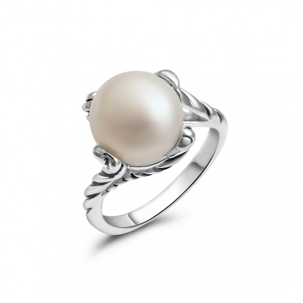 Silver 925 ring  SGR0002 with pearl