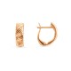 14 K Red Gold Earrings ZAU0132