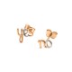 14 K Red Gold stud earrings ZAU0133