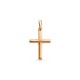 Золотой крестик ZKUK0014 из красного золота 585 пробы
