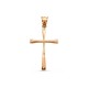 14 K Red Gold cross ZKUK0017 with pheanit