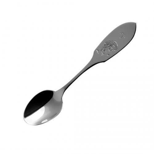 Silver coffee spoon with zodiac sign Aries