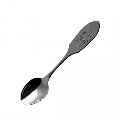 Silver coffee spoon with zodiac sign Gemini
